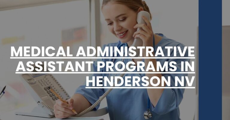 Medical Administrative Assistant Programs in Henderson NV Feature Image