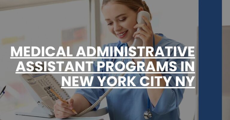 Medical Administrative Assistant Programs in New York City NY Feature Image