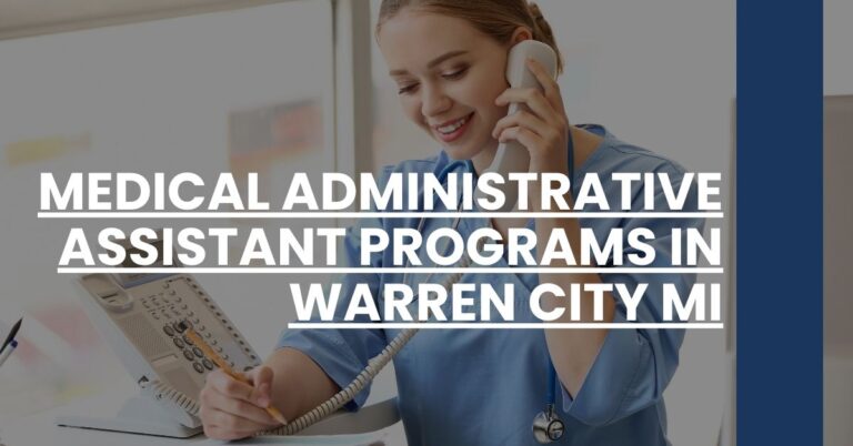 Medical Administrative Assistant Programs in Warren city MI Feature Image