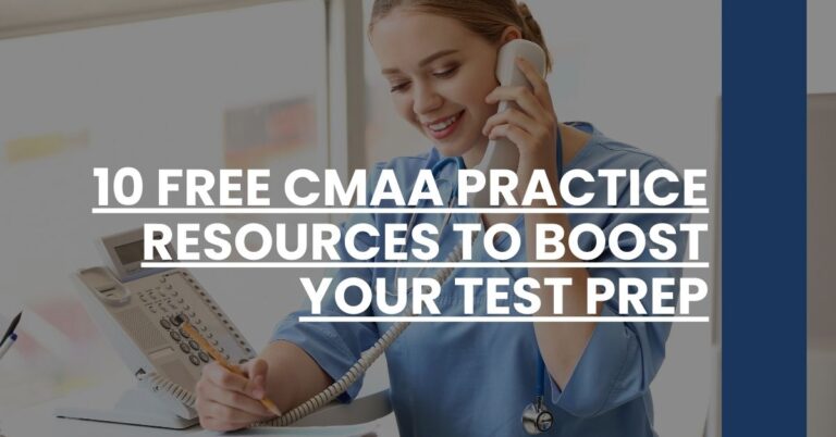 10 Free CMAA Practice Resources to Boost Your Test Prep Feature Image