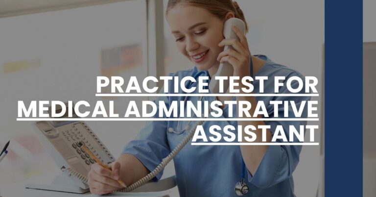 Practice Test for Medical Administrative Assistant Feature Image